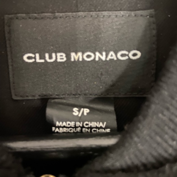 Club Monaco Boucle and Faux Fur Bomber - Picture 6 of 6